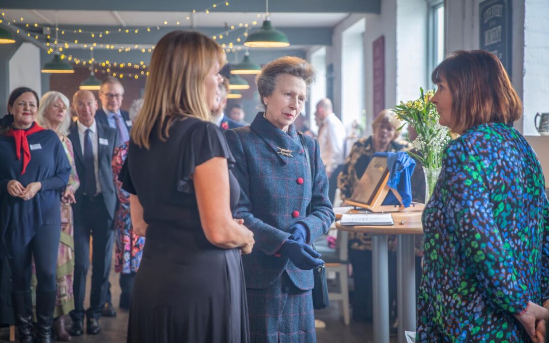 Her Royal Highness The Princess Royal Visits The Good Loaf in Northampton